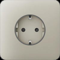 Передня панель для вбудованої розетки Ajax SoloCover for Outlet Basic, ivory