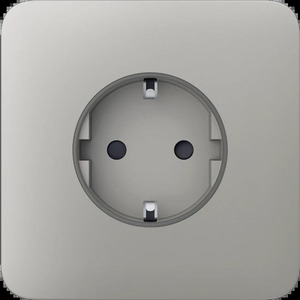 Передня панель для вбудованої розетки Ajax SoloCover for Outlet Basic, oyster