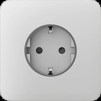 Передня панель для вбудованої розетки Ajax SoloCover for Outlet Basic, білий