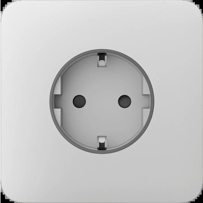 Передня панель для вбудованої розетки Ajax SoloCover for Outlet Basic, білий