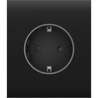 Центральна панель для вбудованої розетки Ajax CenterCover for Outlet Basic, чорний