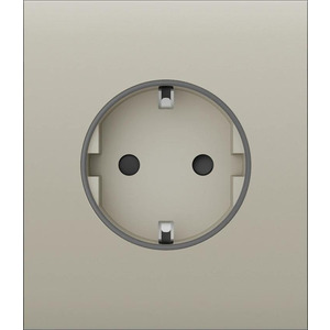 Центральна панель для вбудованої розетки Ajax CenterCover for Outlet Basic, ivory