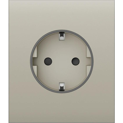 Центральна панель для вбудованої розетки Ajax CenterCover for Outlet Basic, ivory