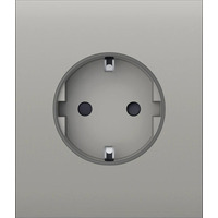 Центральна панель для вбудованої розетки Ajax CenterCover for Outlet Basic, oyster