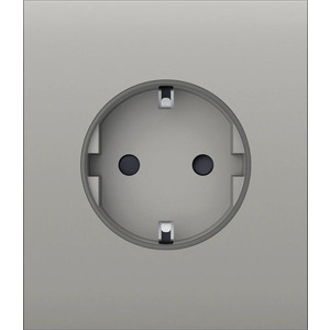 Центральна панель для вбудованої розетки Ajax CenterCover for Outlet Basic, oyster