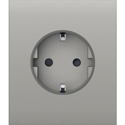 Центральна панель для вбудованої розетки Ajax CenterCover for Outlet Basic, oyster