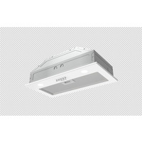 Витяжка Ardesto вбудована, 52см, 700м3ч, скло, 2х1Вт LED, кнопкове, білий