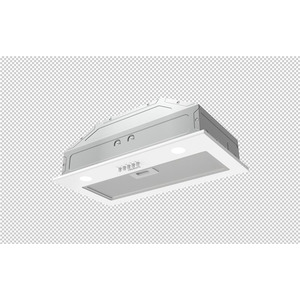 Витяжка Ardesto вбудована, 52см, 700м3ч, скло, 2х1Вт LED, кнопкове, білий