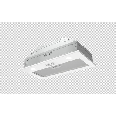 Витяжка Ardesto вбудована, 52см, 700м3ч, скло, 2х1Вт LED, кнопкове, білий