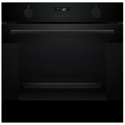 Духова шафа Bosch електрична, 76л, A, дисплей, конвекція, телескопічні направляючі, чорний