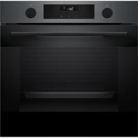 Духова шафа Bosch електрична, 76л, A, дисплей, конвекція, телескопічні направляючі, темно-сірий