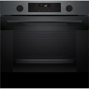 Духова шафа Bosch електрична, 76л, A, дисплей, конвекція, телескопічні направляючі, темно-сірий