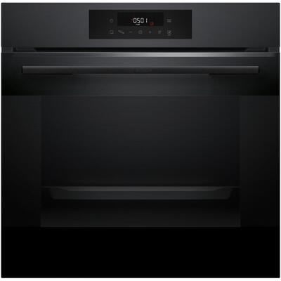 Духова шафа Bosch електрична, 76л, A, дисплей, конвекція, телескопічні направляючі (2 рівні),  чорний