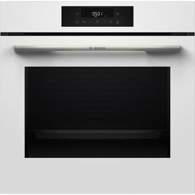 Духова шафа Bosch електрична, 76л, A, дисплей, конвекція, телескопічні направляючі (2 рівня), soft closing, білий