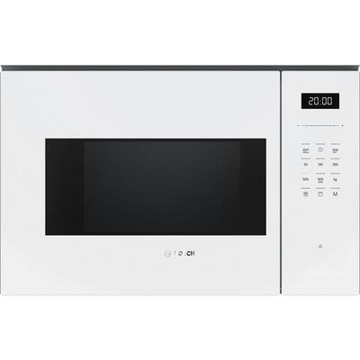 Мікрохвильова піч Bosch вбудована, 25л, електр. керув., 900Вт, гриль, дисплей, білий