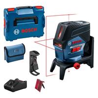 Нівелір лазерний Bosch Professional GCL2-50C+RM2 до 20м, ±0.3мм/м, 4AAx1.5В, IP54, чохол, мішеннь, кейс, 0.6кг