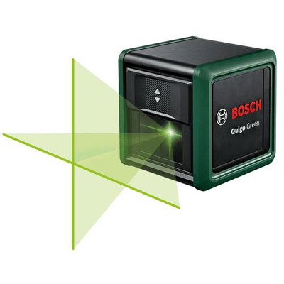 Нівелір лазерний Bosch Quigo Green, точність ± 0.8мм/м, 12м, зелений, 0.27кг