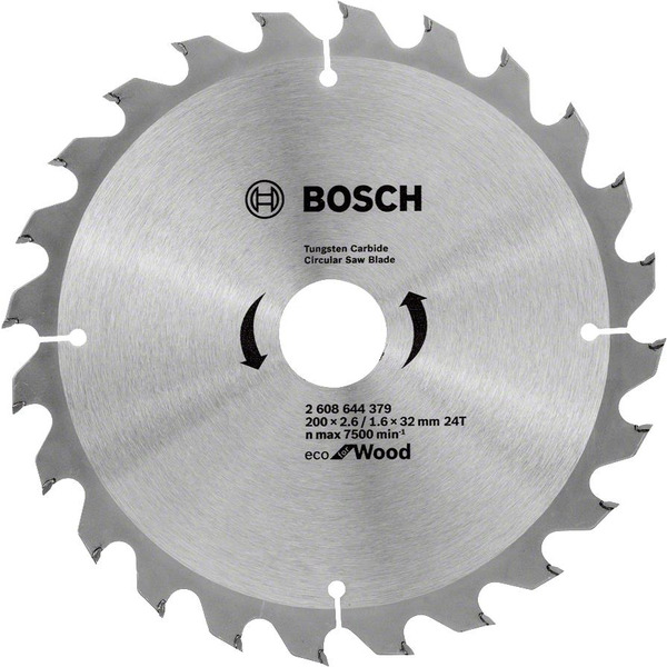Диск пиляльний Bosch Professional Eco for Wood 200x32-24T