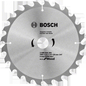 Диск пиляльний Bosch Professional Eco for Wood 230x30-24T
