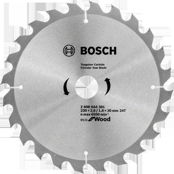 Пильный диск Bosch Eco для дерева 230x30-24T (2.608.644.381)
