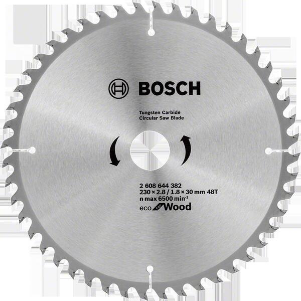 Пила дисковая Bosch Eco для дерева 230x30-48T (2.608.644.382)
