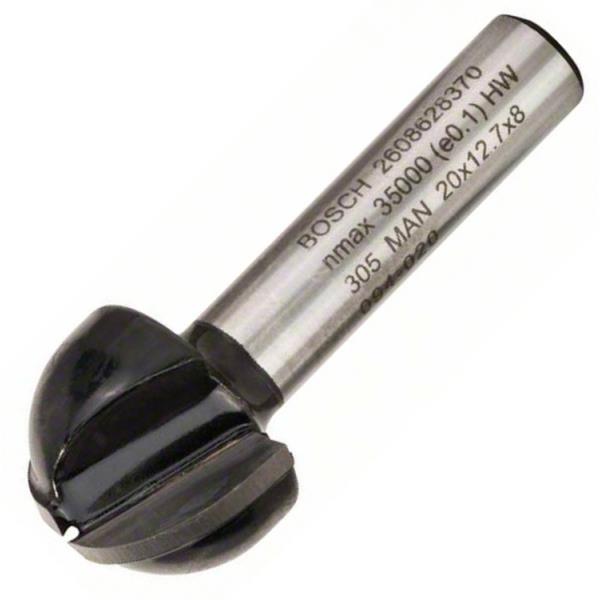 Фреза гальтельная Bosch Professional Std S8 R10 D20 L12.4