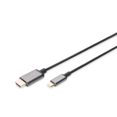 Адаптер DIGITUS USB-C - HDMA UHD 4K, M/M, 1.8м