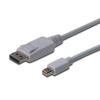 Кабель DIGITUS miniDisplayPort > DisplayPort (M/M), 3м, білий