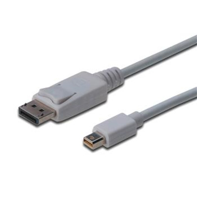 Кабель DIGITUS miniDisplayPort > DisplayPort (M/M), 3м, білий
