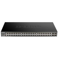 Комутатор D-Link DGS-1250-52X 48xGE, 4xSFP+, Smart