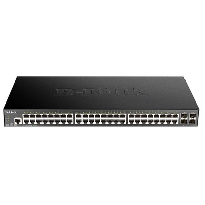 Комутатор D-Link DGS-1250-52X 48xGE, 4xSFP+, Smart