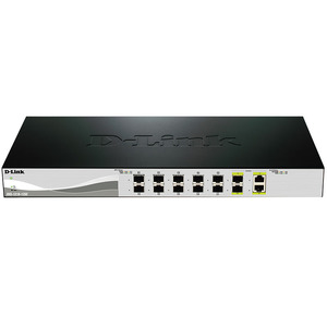 Комутатор D-Link DXS-1210-12SC 10xSFP+, 2x10GE/SFP+, L3