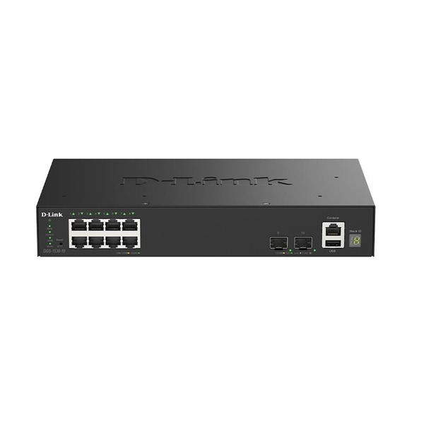 Комутатор D-Link DGS-1530-10 8xGE, 2xSFP+ Керований. L2+