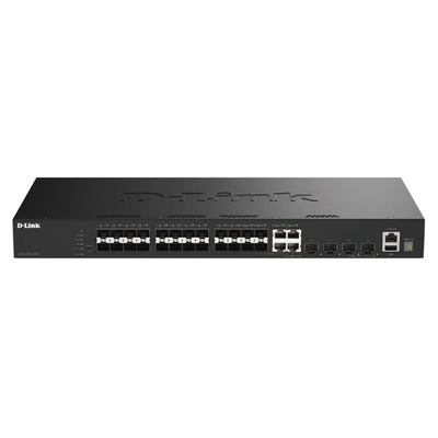 Комутатор D-Link DGS-1530-28SC 20xSFP, 4xSFP+/10GE, Керований, L3