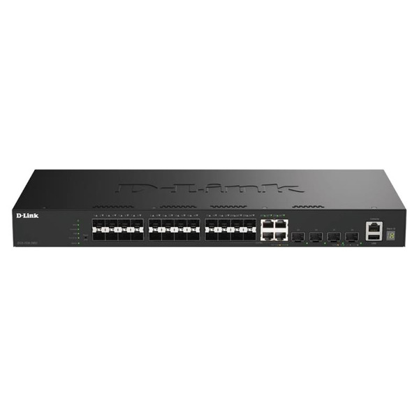 Комутатор D-Link DGS-1530-28SC 20xSFP, 4xSFP+/10GE, Керований, L3