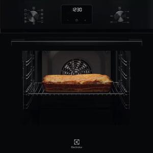 Духова шафа Electrolux електрична, 65л, A, дисплей, конвекція, телескопічні напрямні, чорний