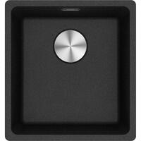 Мийка кухонна Franke Maris, фраграніт, прямокутник, без крила, 403х433х200мм, чаша - 1, монтаж під стільницю, MRG 110-37, онікс