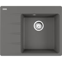 Мийка кухонна Franke Centro, фраграніт, прямокутник, з крилом, 620х500х200мм, чаша - 1, врізна, CNG 611-62 TL, сірий камінь