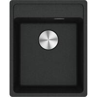 Мийка кухонна Franke Maris, фраграніт, прямокутник, без крила, 410х510х200мм, чаша - 1, врізна, MRG 610-37 TL, онікс