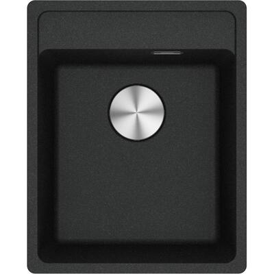 Мийка кухонна Franke Maris, фраграніт, прямокутник, без крила, 410х510х200мм, чаша - 1, врізна, MRG 610-37 TL, онікс