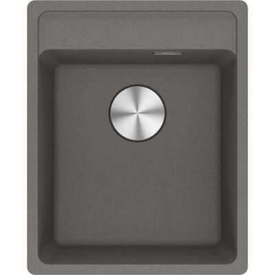 Мийка кухонна Franke Maris, фраграніт, прямокутник, без крила, 410х510х200мм, чаша - 1, врізна, MRG 610-72 TL, сірий камінь