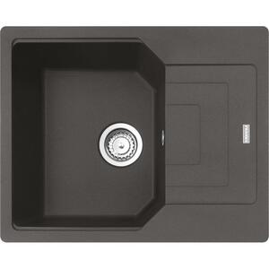 Мийка кухонна Franke Urban, фраграніт, прямокутник, з крилом, 620х500х220мм, чаша - 1, врізна, оборотна, UBG 611-62, сірий сланець