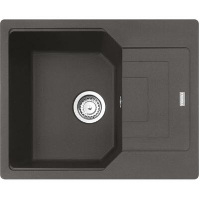 Мийка кухонна Franke Urban, фраграніт, прямокутник, з крилом, 620х500х220мм, чаша - 1, врізна, оборотна, UBG 611-62, сірий сланець