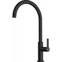 Змішувач для кухні Franke Maris Slim J, довж.виливу - 252мм, поворотний, 1важіль, чорний матовий