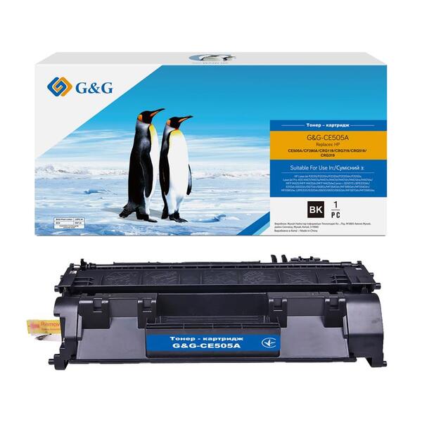 Картридж G&amp;G до HP LJ P2035/P2055d/2055dn Black (2300 стор)