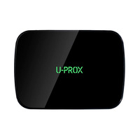 Інтелектуальна централь U-Prox MPX L Black, wi-fi, 2 LTE, фотоверифікація, бездротова, чорний
