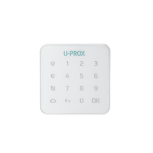 Бездротова сенсорна клавіатура U-Prox Keypad G1 White, 1 група, бездротовий, білий