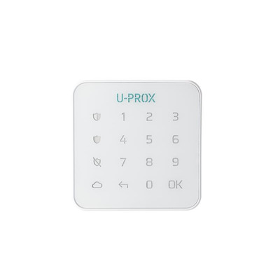 Бездротова сенсорна клавіатура U-Prox Keypad G1 White, 1 група, бездротовий, білий