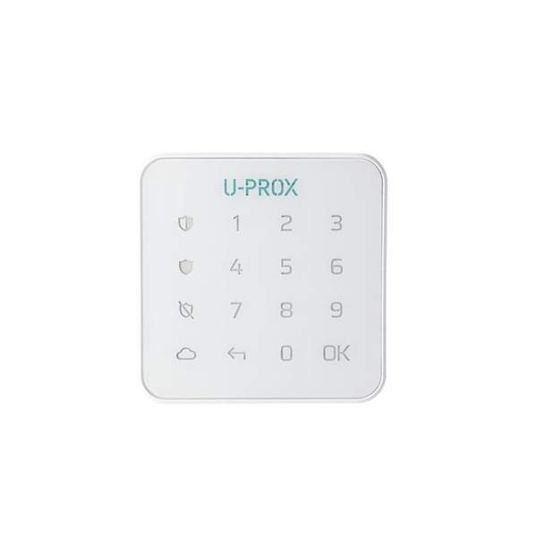 Бездротова сенсорна клавіатура U-Prox Keypad G1 White, 1 група, бездротовий, білий