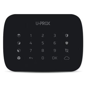 Бездротова сенсорна клавіатура U-Prox Keypad G4 Black, 4 групи, бездротовий, чорний